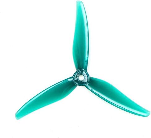 Gemfan Hurricane 51466 V2 3-Blade Propeller - MCK Edition (Set of 4) - 5mm - Gray in Kuwait