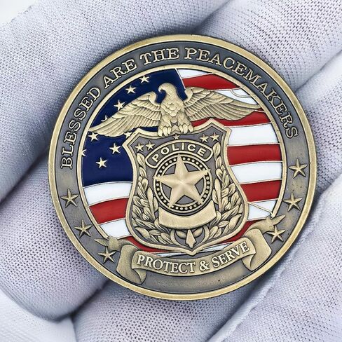 Death Reaper Law Enforcement Challenge Coin Police Service Coin Collectible Gift (Single Coin) in Saudi Arabia