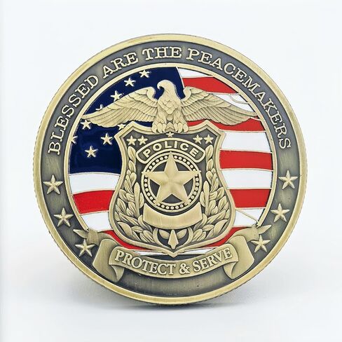 Death Reaper Law Enforcement Challenge Coin Police Service Coin Collectible Gift (Single Coin) in Saudi Arabia