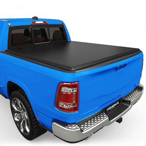 TOMOKA Soft Tri Fold Truck Bed Tonneau Cover Compatible with 2009-2026 Dodge Ram 1500(Classic Body & New Body) & 2010-2026 Dodge RAM 2500 3500 5.7 FT Bed, Without RamBox in Saudi Arabia