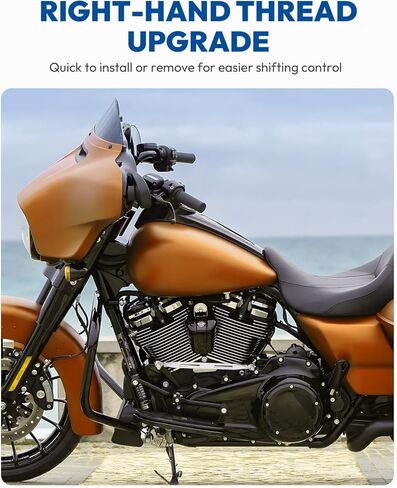 Shift Linkage Gear Style 04 Fit for Harley Davidson Softail Trike Road King Electra Street Glide 1986-2026 Chrome in Saudi Arabia