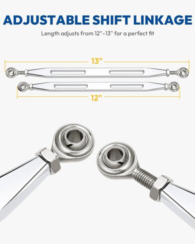 Shift Linkage Gear Style 04 Fit for Harley Davidson Softail Trike Road King Electra Street Glide 1986-2026 Chrome in Saudi Arabia