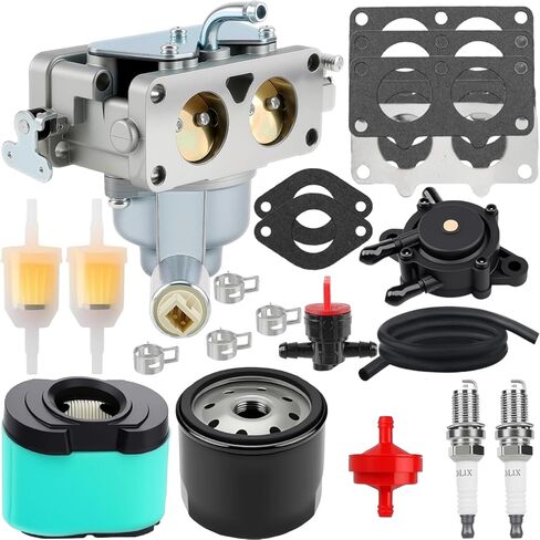 796227 Carburetor Compatible with Briggs and Stratton V-Twin 796997 44M777 44P777 40R877 796258 445677 407777 40N877 445877 44L777 44R677 20HP 21HP 23HP 24HP 25HP Engine Lawn Mower Tractor Carb in Kuwait