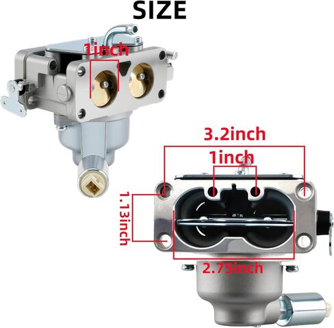 796227 Carburetor Compatible with Briggs and Stratton V-Twin 796997 44M777 44P777 40R877 796258 445677 407777 40N877 445877 44L777 44R677 20HP 21HP 23HP 24HP 25HP Engine Lawn Mower Tractor Carb in Kuwait
