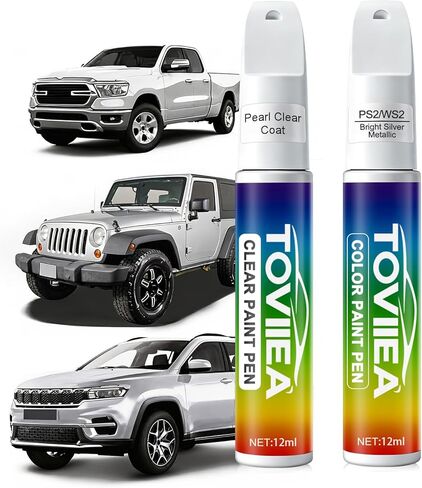 Black(PX8/DX8) Touch Up Paint Compatible with JEEP,2-In-1 Car Scratch Remover Pen,Car Paint Scratch Repair Kit for Scratches,Chips & Nicks,2-PCS SET in Saudi Arabia