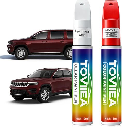 Black(PX8/DX8) Touch Up Paint Compatible with JEEP,2-In-1 Car Scratch Remover Pen,Car Paint Scratch Repair Kit for Scratches,Chips & Nicks,2-PCS SET in Saudi Arabia