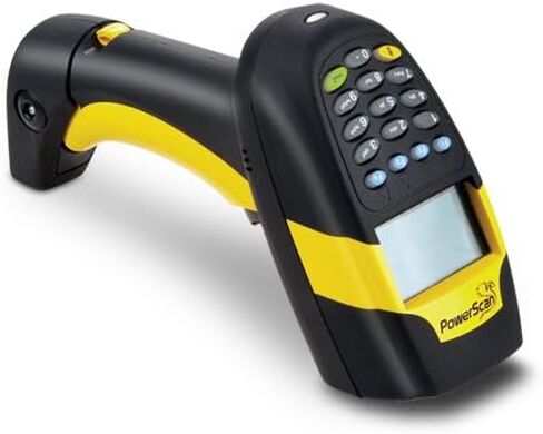 قارئ الباركود الليزري المحمول Datalogic PowerScan M8300 (DK AR 910، 16 مفتاحًا، بطارية قابلة للإزالة ومجموعة USB) in Kuwait