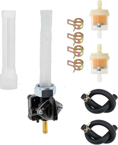 Fuel Valve Petcock 22mm Straight Outlet Fit for Sportster 883 XL883 XLH883 for Sportster 1200 XL1200 XLH1200 Replace 62169-95 in Saudi Arabia