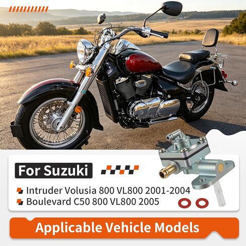 صمام الوقود بيتكوك لسوزوكي دخيل بوليفارد فولوسيا C50 800 VL800 2001-2005 44300-41F0V in Kuwait