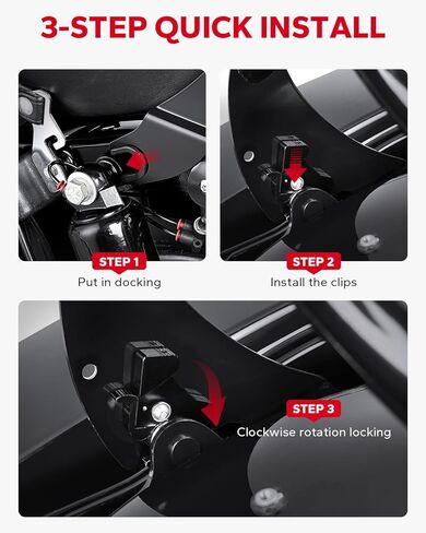 Amazicha Backrest Sissy Bar, Integrated Passenger Sissy Bar, Quick Release Detachable Backrest Fit for Harley Davidson Touring Road King Road Glide Street Glide Electra Glide 2009-2024, Black (28inch) in Kuwait