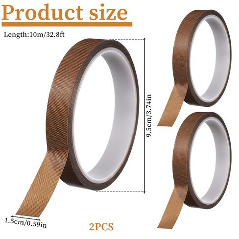 Light Dimming Tape, 2 Pcs LED Light Strip Tape, 0.59 in x 32.8 ft LED Diffuser Tapes Masking Tapes Soften Lighting Blocking Sticker (Brown) in Kuwait