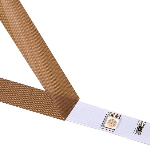 Light Dimming Tape, 2 Pcs LED Light Strip Tape, 0.59 in x 32.8 ft LED Diffuser Tapes Masking Tapes Soften Lighting Blocking Sticker (Brown) in Kuwait