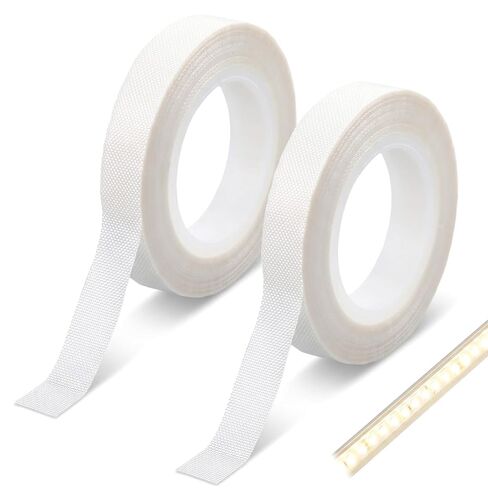 Styquenzer 2 PCS LED Light Strip Tape, LED Lights Strip Masking Tapes 0.4in X 29ft Lights Soften Tape Lighting Dimming Cover Sticker Heat Resistant Anti Glare for Zero Tapes Indoor Outdoor in Kuwait
