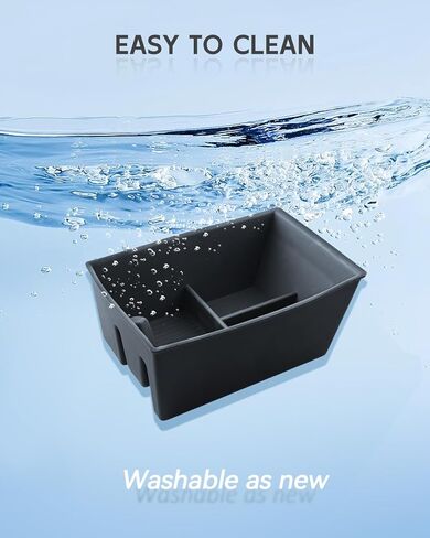for 2025 2026 Ford Mustang Mach E Center Console Lower Storage Tray – Silicone Bottom Organizer Insert for Armrest Compartment – 2025 2026 Mache Facelift Models Interior Accessories in Saudi Arabia