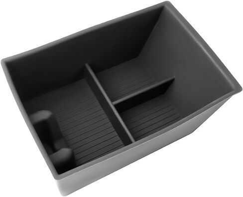 for 2025 2026 Ford Mustang Mach E Center Console Lower Storage Tray – Silicone Bottom Organizer Insert for Armrest Compartment – 2025 2026 Mache Facelift Models Interior Accessories in Saudi Arabia