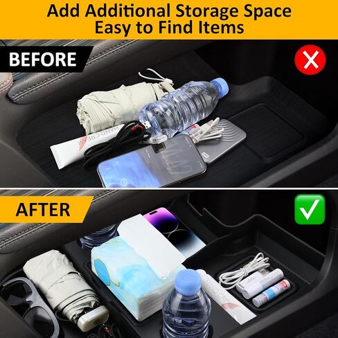 Falafa Center Console Organizer Compatible with 2025 2026 Toyota Sienna with Cup Holder, Soft Silicone Lower Center Console Tray Storage Box for 2021-2026 Toyota Sienna in Saudi Arabia