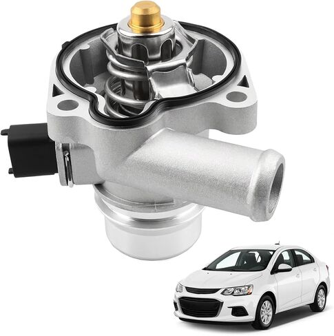 902-808 Upgrade Aluminium Coolant Thermostat Housing Assembly Replacement for 2011-2016 Chevy Cruze 2012-2020 Sonic 2013-2021 Chevy 2013-2021 Buick Encore 1.4L Replace 55565336 25200455 in Saudi Arabia