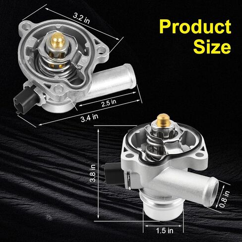 902-808 Upgrade Aluminium Coolant Thermostat Housing Assembly Replacement for 2011-2016 Chevy Cruze 2012-2020 Sonic 2013-2021 Chevy 2013-2021 Buick Encore 1.4L Replace 55565336 25200455 in Saudi Arabia