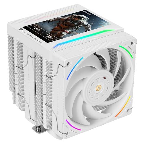 مبرد وحدة المعالجة المركزية Thermalright Peerless Assassin 120 Vision MAX ARGB، شاشة LCD 5 بوصة، TL-K12 2150RPM 120 مم، لـ Intel 1851/1700، AMD AM4/AM5 in Saudi Arabia
