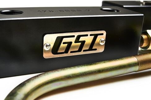 GSI 2" Rear Lowering Block Kit for 1963-1972 Chevy GMC C10, Billet Aluminum Drop Blocks, Includes Grade 8 Zinc U-Bolts, Black Anodized in Saudi Arabia