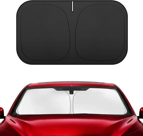 Windshield Sun Shade, Foldable Car Sunshade for Easy Storage, Universal Sun Protector for Cars, SUVs, Trucks – Blocks Glare, Reduces Heat, Keeps Interior Cooler in Saudi Arabia