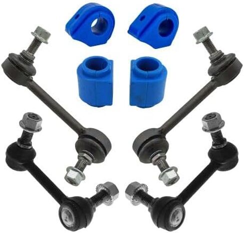 Replacement Front and Rear 8 Piece Suspension Kit suitable for Chevrolet Trailblazer (2004-2007) with 34mm Front Sway Bar in Kuwait