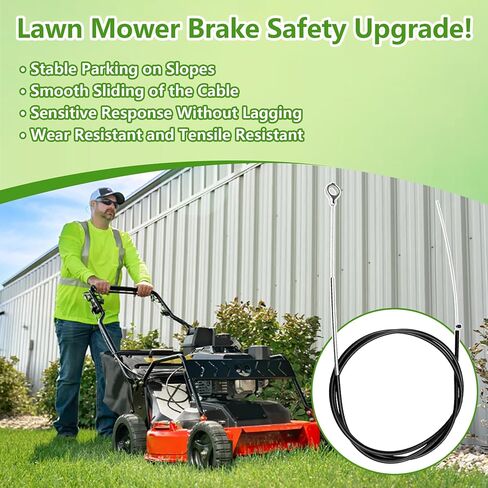138-5399 Parking Brake Cable Fit for Exmark X-Series Walk-Behind Mowers, Left Side Replace ECX180CKA30000 ECX200CKC30000 in Saudi Arabia