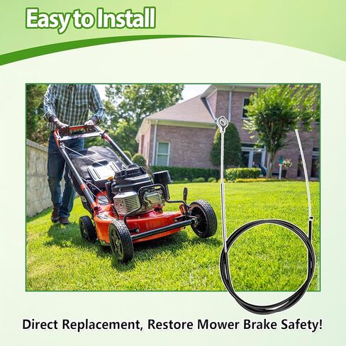 138-5399 Parking Brake Cable Fit for Exmark X-Series Walk-Behind Mowers, Left Side Replace ECX180CKA30000 ECX200CKC30000 in Saudi Arabia