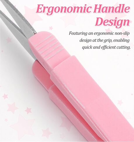 3Pcs Thread Snips for Sewing, Stainless Steel Thread Snippers Small Sewing Scissors with Cover, Portable & Precision Cutting (Black White Pink) in Saudi Arabia