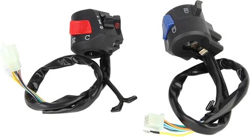 Motorcycle Handlebar Switch, 7/8inch Left and Right Handlebar Mount Switch with Turn Signal Horn Headlight Control, Universal Fit for Most Motorcycles Motorbikes in Kuwait