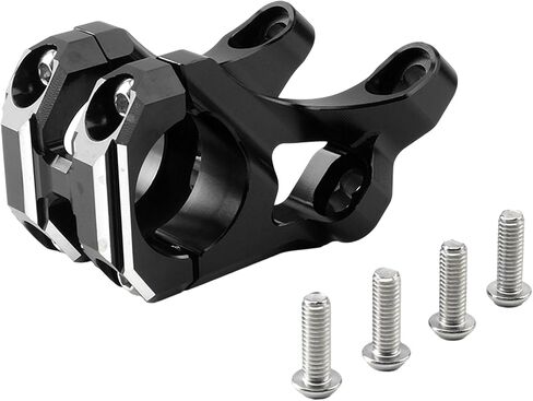 31.8mm 1.25" Handlebar Mount CNC E-Bike Handle Bar Riser Clamp Replacement for Surron Light Bee X S Segway X160 X260 - Black in Kuwait