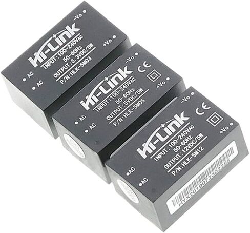 5PCS HLK-5M05 HLK-5M03 HLK-5M12 5W AC-DC 220V to 12V/5V/3.3V Buck Step Down Power Supply Module Converter Intelligent(HLK-5M03) in Kuwait