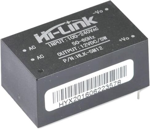 5PCS HLK-5M05 HLK-5M03 HLK-5M12 5W AC-DC 220V to 12V/5V/3.3V Buck Step Down Power Supply Module Converter Intelligent(HLK-5M03) in Kuwait