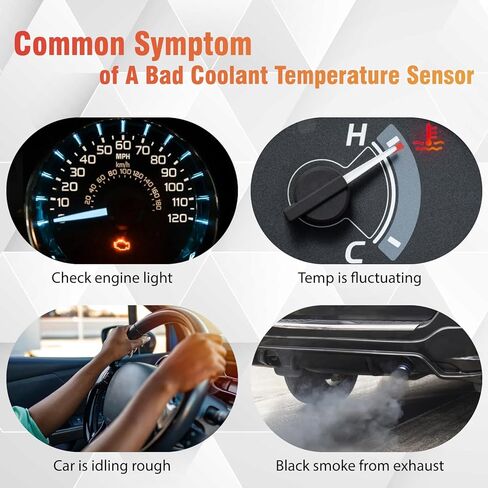 12608814 مستشعر درجة حرارة سائل التبريد متوافق مع Camaro CTS Equinox Escalade Express Lacrosse Savana Sierra Silverado SS Tahoe Terrain Verano Yukon in Kuwait