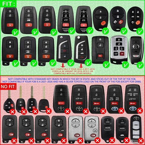 Key Fob Battery Replacement Compatible with Toyota RAV4 Camry Corolla Highlander Prius Sienna Tacoma Tundra 4Runner Avalon C-HR Sequoia Supra GR86, CR2032 3V Lithium Battery (2 Pack) in Kuwait