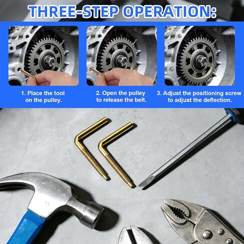 3pcs Clutch Drive Belt Removal Tool for Polaris, Premium Clutch Spreader Drive Ranger Belt Change Tool Compatible with Polaris RZR XP1000 Replace 2875911 in Kuwait