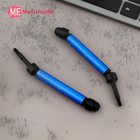 2Pcs Enhanced Version Rear CVD Drive Shaft & Wheel Hex for 1/10 Slash Rustler Stampede VXL 2WD Driveshaft Axles Series Upgrades Part Blue in Kuwait