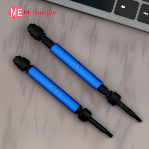 2Pcs Enhanced Version Rear CVD Drive Shaft & Wheel Hex for 1/10 Slash Rustler Stampede VXL 2WD Driveshaft Axles Series Upgrades Part Blue in Kuwait