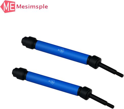 2Pcs Enhanced Version Rear CVD Drive Shaft & Wheel Hex for 1/10 Slash Rustler Stampede VXL 2WD Driveshaft Axles Series Upgrades Part Blue in Kuwait