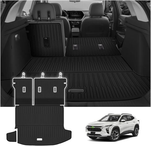 Cartist Cargo Liner for Chevy Trax/Buick Envista 2024 2025 2026, All Weather Cargo Mats for Trax Accessories, Heavy Duty TPE Trunk Mat with Backrest Mats, Car Accessories in Kuwait
