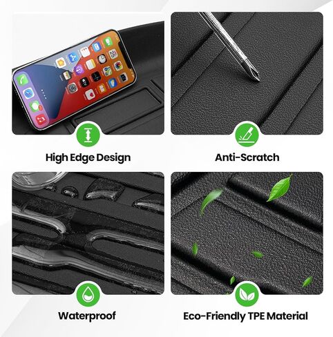Cartist Cargo Liner for Chevy Trax/Buick Envista 2024 2025 2026, All Weather Cargo Mats for Trax Accessories, Heavy Duty TPE Trunk Mat with Backrest Mats, Car Accessories in Kuwait
