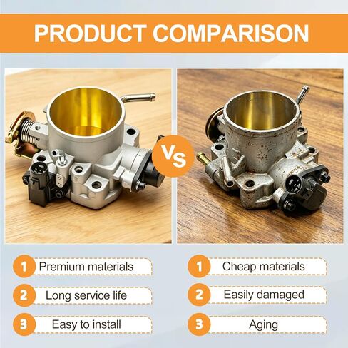 309-05-1050 70mm Throttle Body W/Pre-Calibrated TPS Compatible with Honda B D H F-Series Engines 70mm Performance Cable Throttle Body Replaces# 309-05-1050 Silver in Saudi Arabia