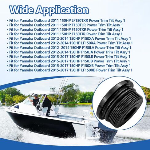 63P-43821 Cylinder End Screw Seals Trim Tilt Kit Fit for Yamaha Outboard 4T 150HP 2011-2017 Outboard Power Trim Cap 2Pcs in Saudi Arabia