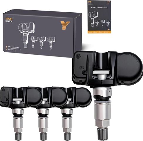 4PCS Pre-Programmed Tire Pressure Monitoring Sensor 433MHz TPMS 56029359AA Fit for Jeep 2008-2010 Commander Cherokee Liberty Wrangler, Fit for Dodge 2009-2010 Ram 1500 2500 3500 Pickup Nitro in Kuwait