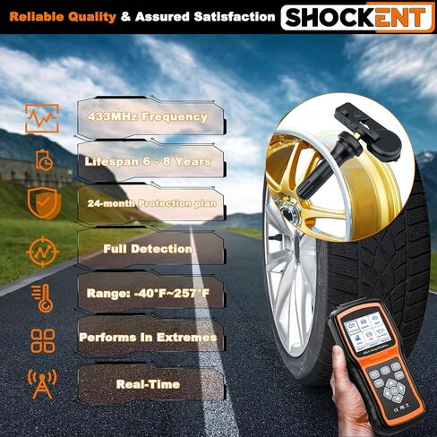 Upgraded 315MHz 13598771 TPMS Sensor GM Fit for:-GMC Acadia, Canyon, Yukon, Savana 1500/2500/3500; Fit for:-Chevy Avalanche, Camaro, Cruze, Equinox; Fit for:-Cadillac/Buick (4-PCS) in Saudi Arabia