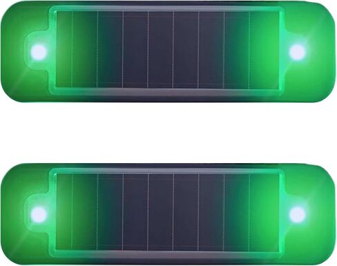 keeda 2 Pack Car Solar Power Simulated Dummy Alarm Light, Anti-Theft Flashing Warning Safety Lamp Security Strobe Light for Bike Motorcycles SUV Truck Vehicle (Red/Blue) in Saudi Arabia