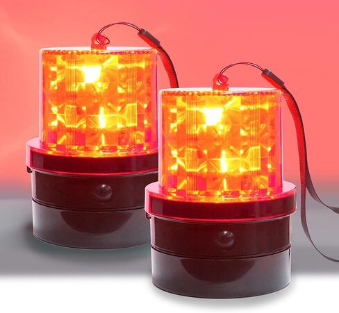 Red LED Flashing Strobe Warning Light with Light Control Switch& Magnetic Base for Vehicles Forklifts Trucks UTV, Emergency Beacon for Work Zones Clubs(Red, 1 Pack) in Saudi Arabia
