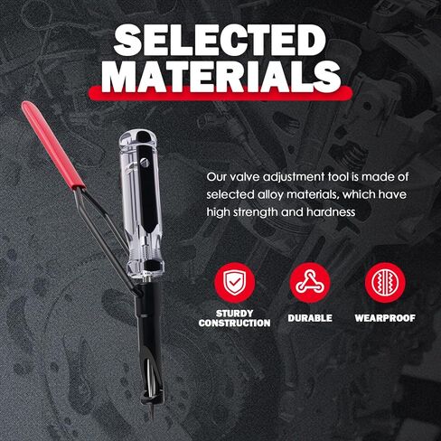 Valve Adjustment Tool with Slotted Stud,Valve Lash Tool for 10mm Jam Nuts & Valves Adjustment Feeler Gauges,Valves Lash Adjustments Tools Compatible with Honda Nissan Toyota in Kuwait