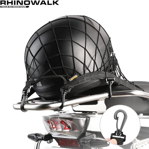 Rhinowalk Motorcycle Luggage Net Cargo Net Helmet Luggage Net with Adjustable Plastic Hooks for Motorcycles and Bicycles in Kuwait