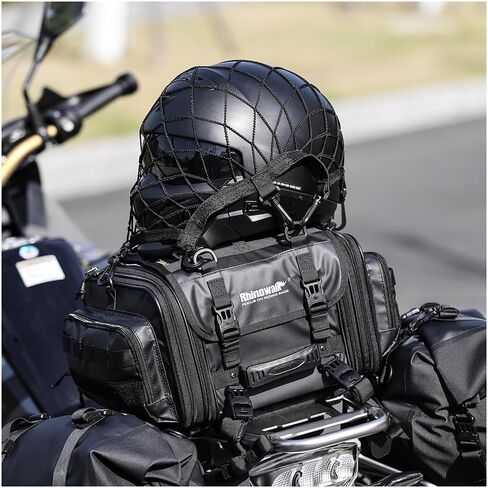 Rhinowalk Motorcycle Luggage Net Cargo Net Helmet Luggage Net with Adjustable Plastic Hooks for Motorcycles and Bicycles in Kuwait
